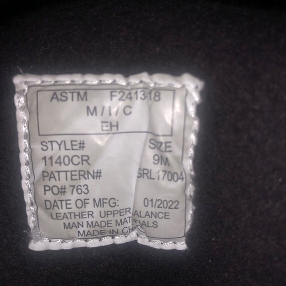 SOLD Work-boots Black Men 9M Great uses for Snow, Warehouse, Anti Slip - Picture 10 of 11